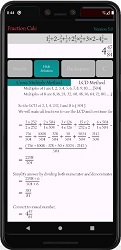 LCD method used in fraction.